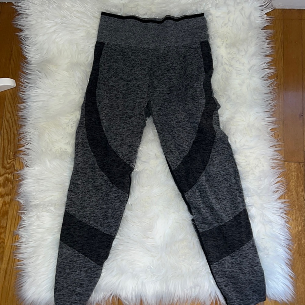 PINK gray atheletic leggings